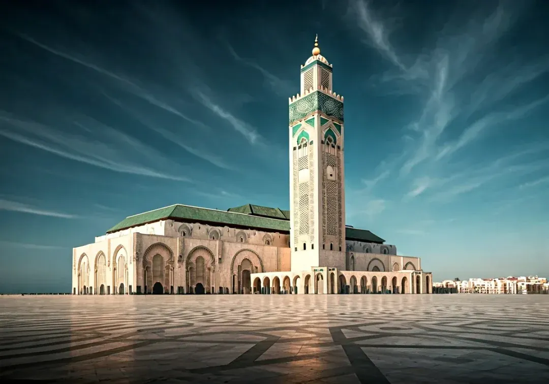 Hassan-II-Moschee in Casablanca, Marokko